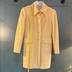 Talbots Yellow Trench Coat